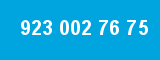 923 002 76 75 923 002 76 75